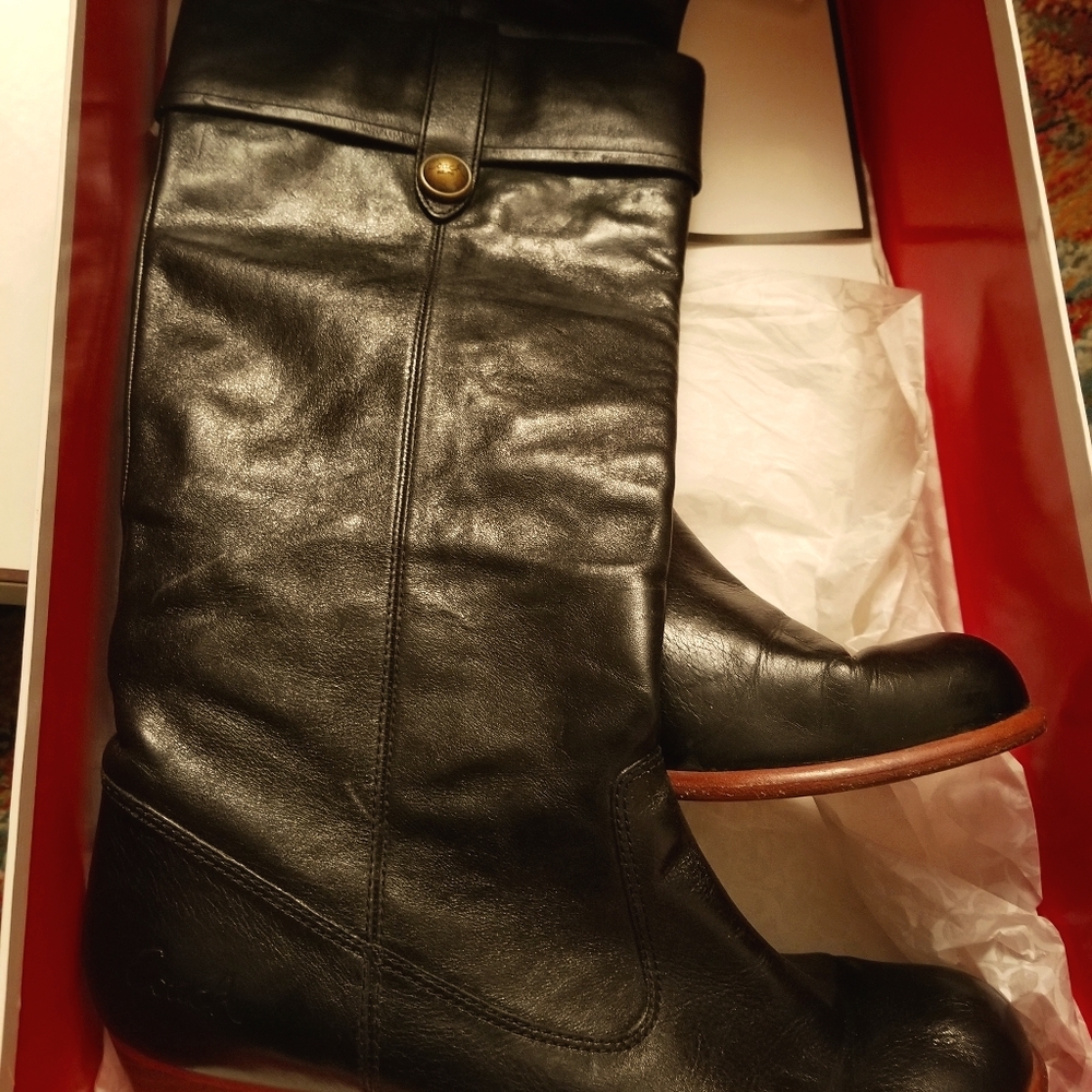 Coach high shaft boot